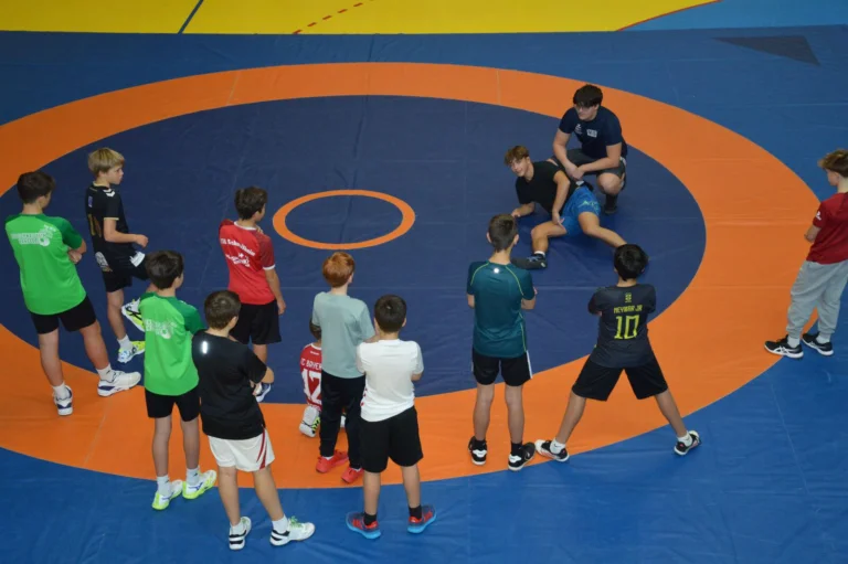 Ringen-Workshop in der Sporthalle beim Präventionstag 2026