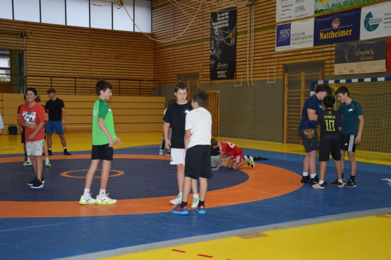 Judo-Workshop auf den Matten in der Sporthalle beim Präventionstag 2026