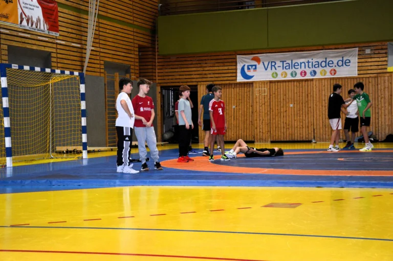 Ringen-Workshop in der Sporthalle beim Präventionstag 2026