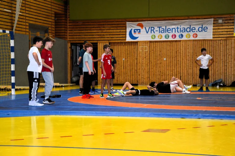 Ringen-Workshop in der Sporthalle beim Präventionstag 2026