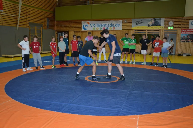 Ringen-Workshop in der Sporthalle beim Präventionstag 2026